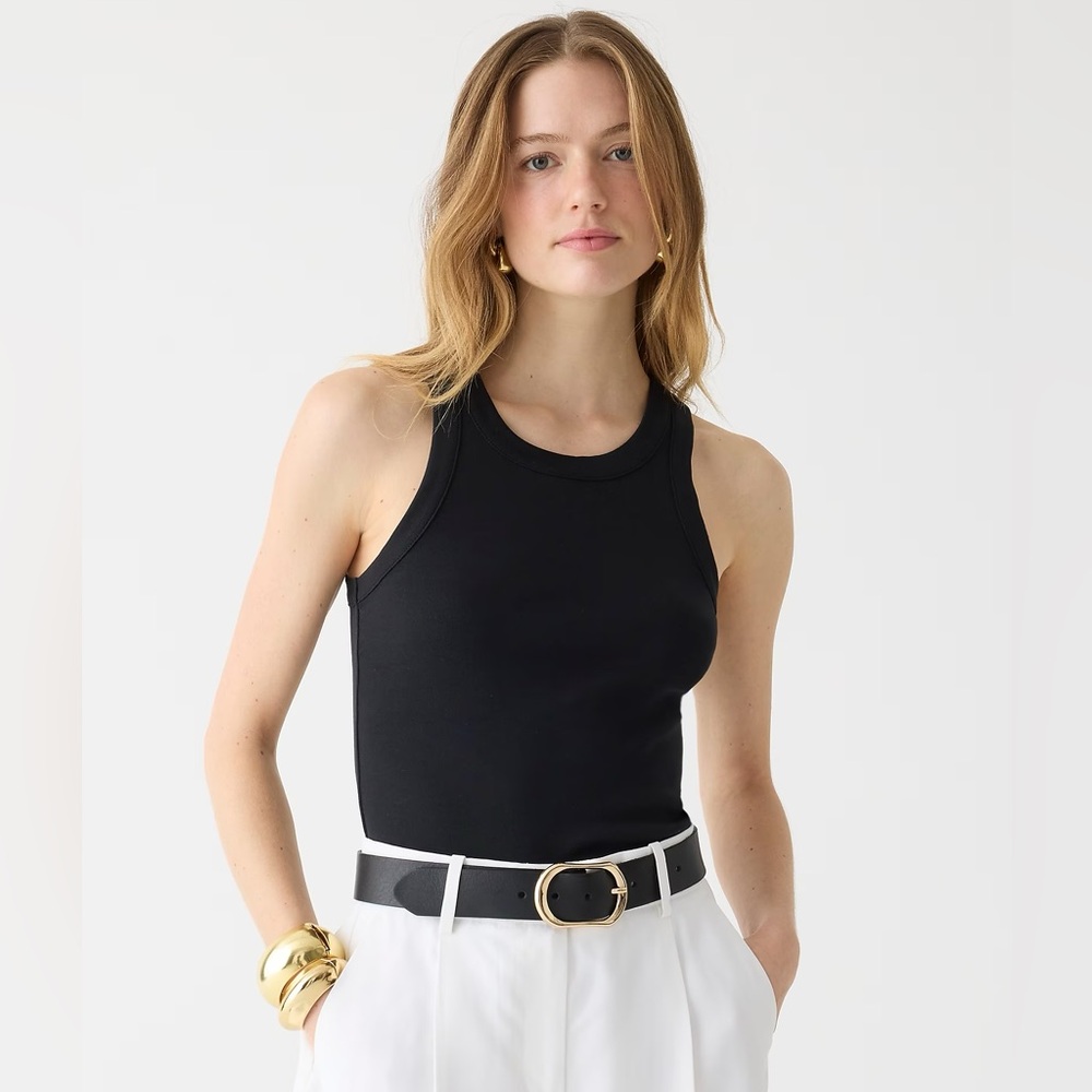 J. Crew high-neck rib tank